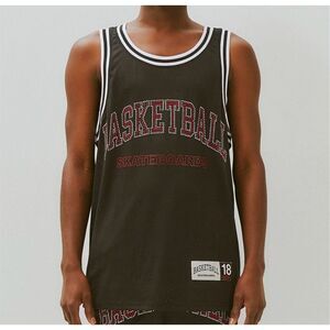 Basketball Skateboards #18 Jacuzzi & Heron Preston Blinged Jersey Men’s Small